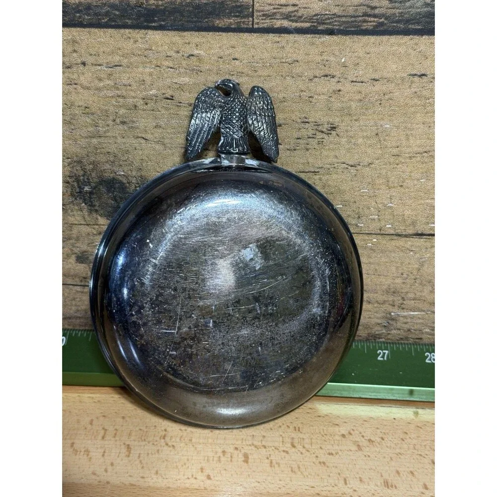 🔥VTG Sterling Silver Plate Porringer bowl or Baby Feeding Dish Americana Patina